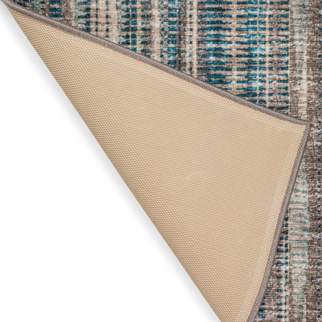 8" X 10" Brown Ombre Tufted Handmade Area Rug