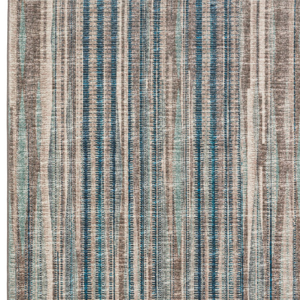 8" X 10" Brown Ombre Tufted Handmade Area Rug