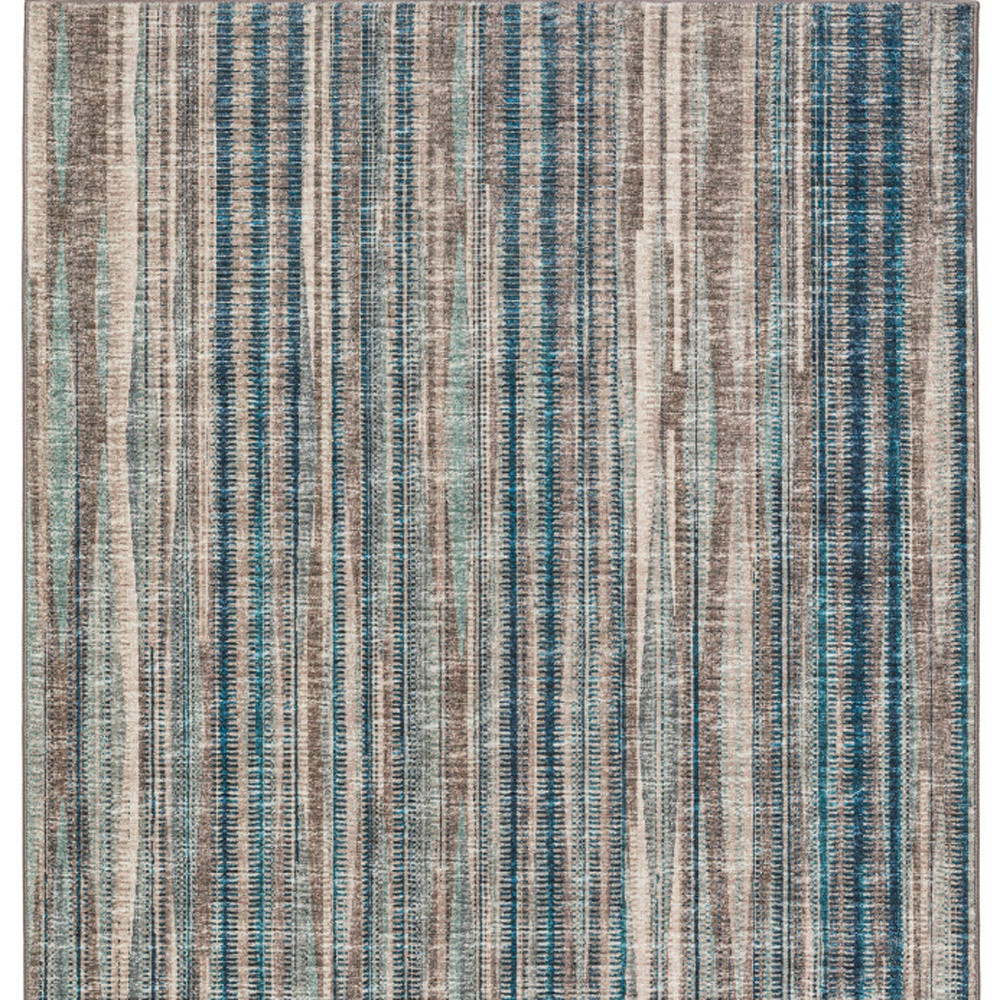 8" X 10" Brown Ombre Tufted Handmade Area Rug