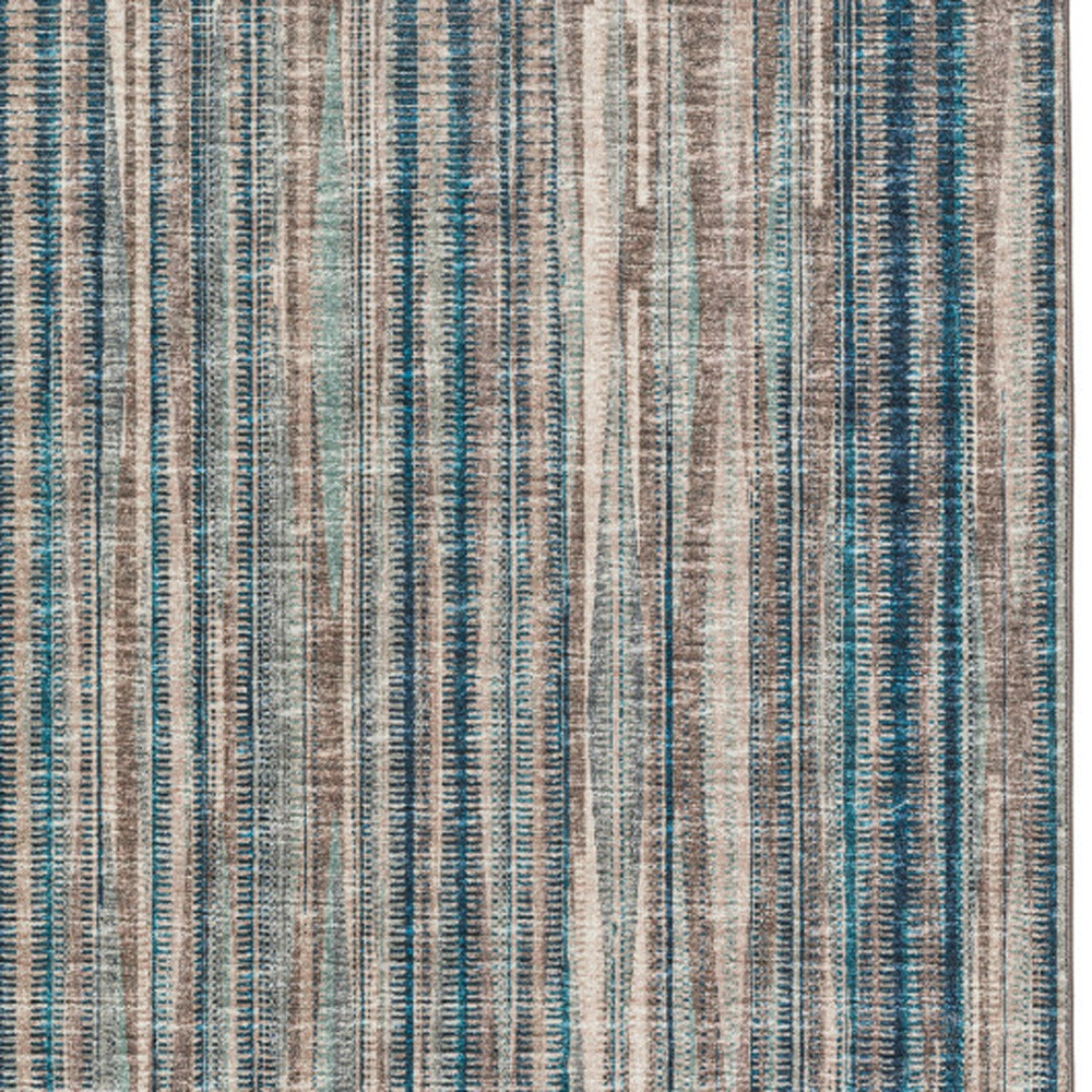 9" X 12" Brown Ombre Tufted Handmade Area Rug