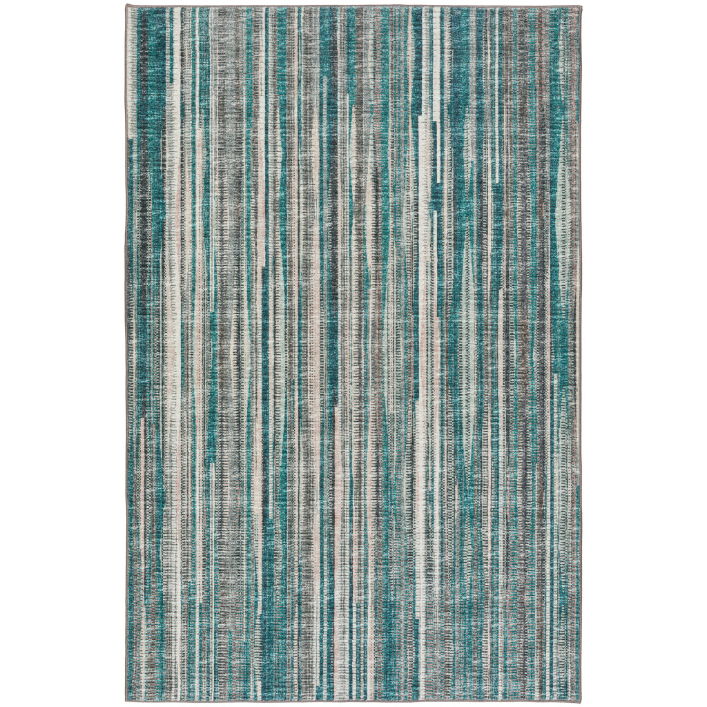 9' X 12' Blue Ombre Tufted Handmade Area Rug-491803-2