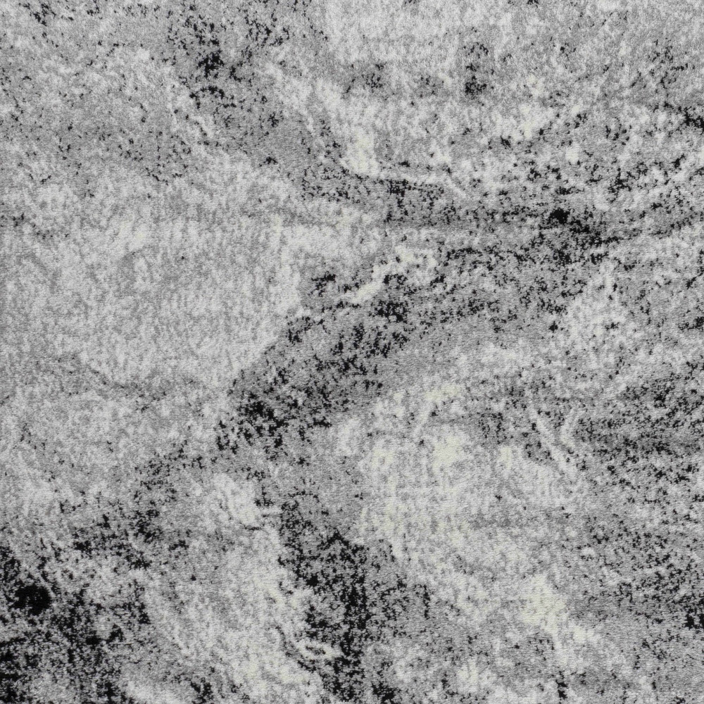 4" X 6" Grey Abstract Area Rug