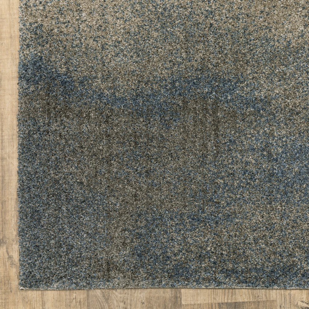 3" X 5" Gray Abstract Power Loom Area Rug