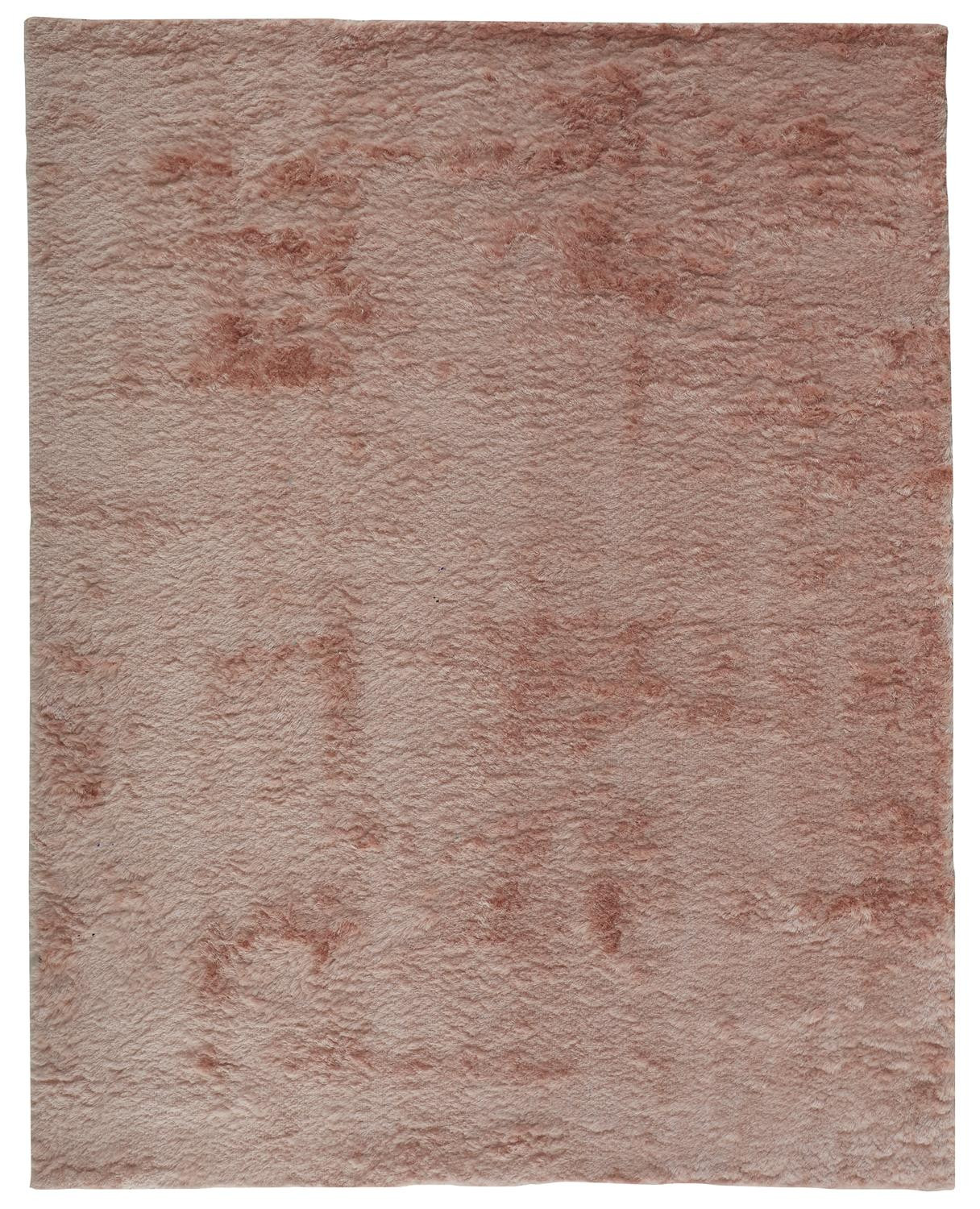 5" X 8" Pink Shag Tufted Handmade Area Rug