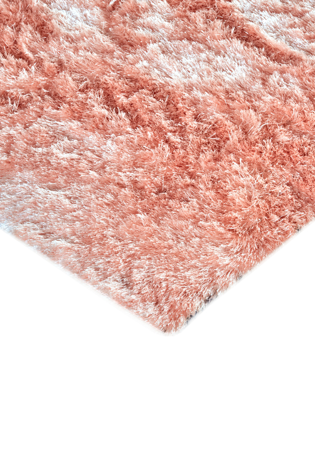 5" X 8" Pink Shag Tufted Handmade Area Rug