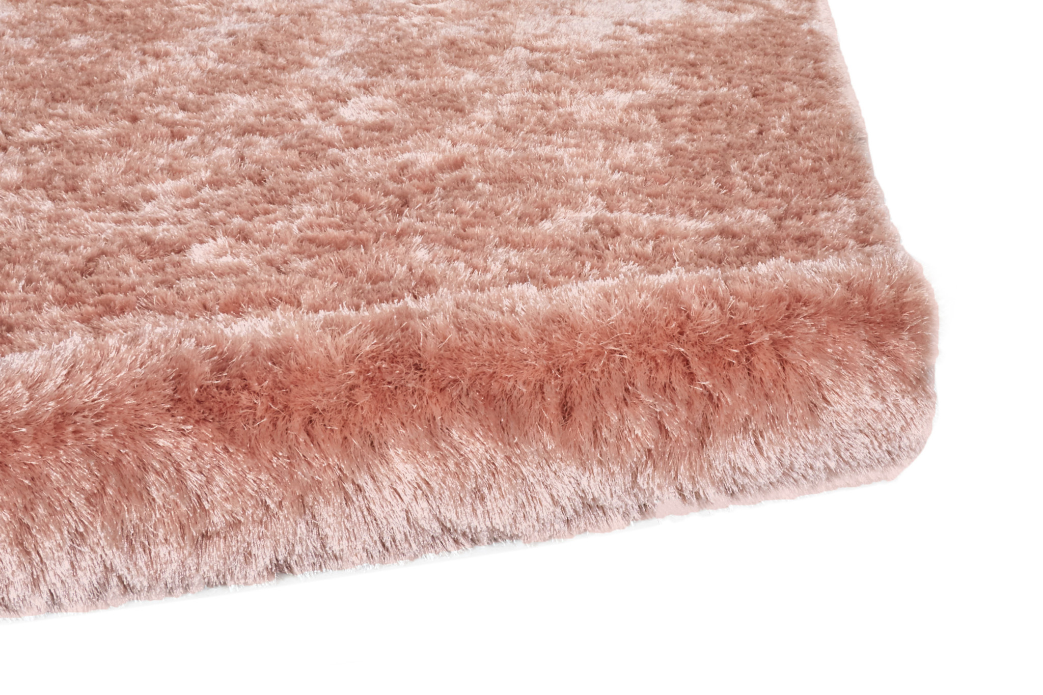 5" X 8" Pink Shag Tufted Handmade Area Rug