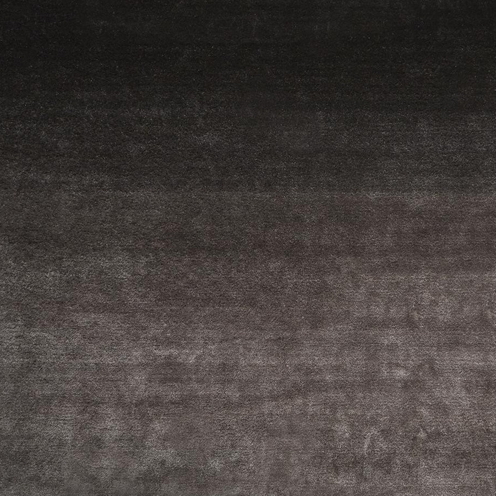 5" X 8" Gray And Black Shag Tufted Handmade Area Rug