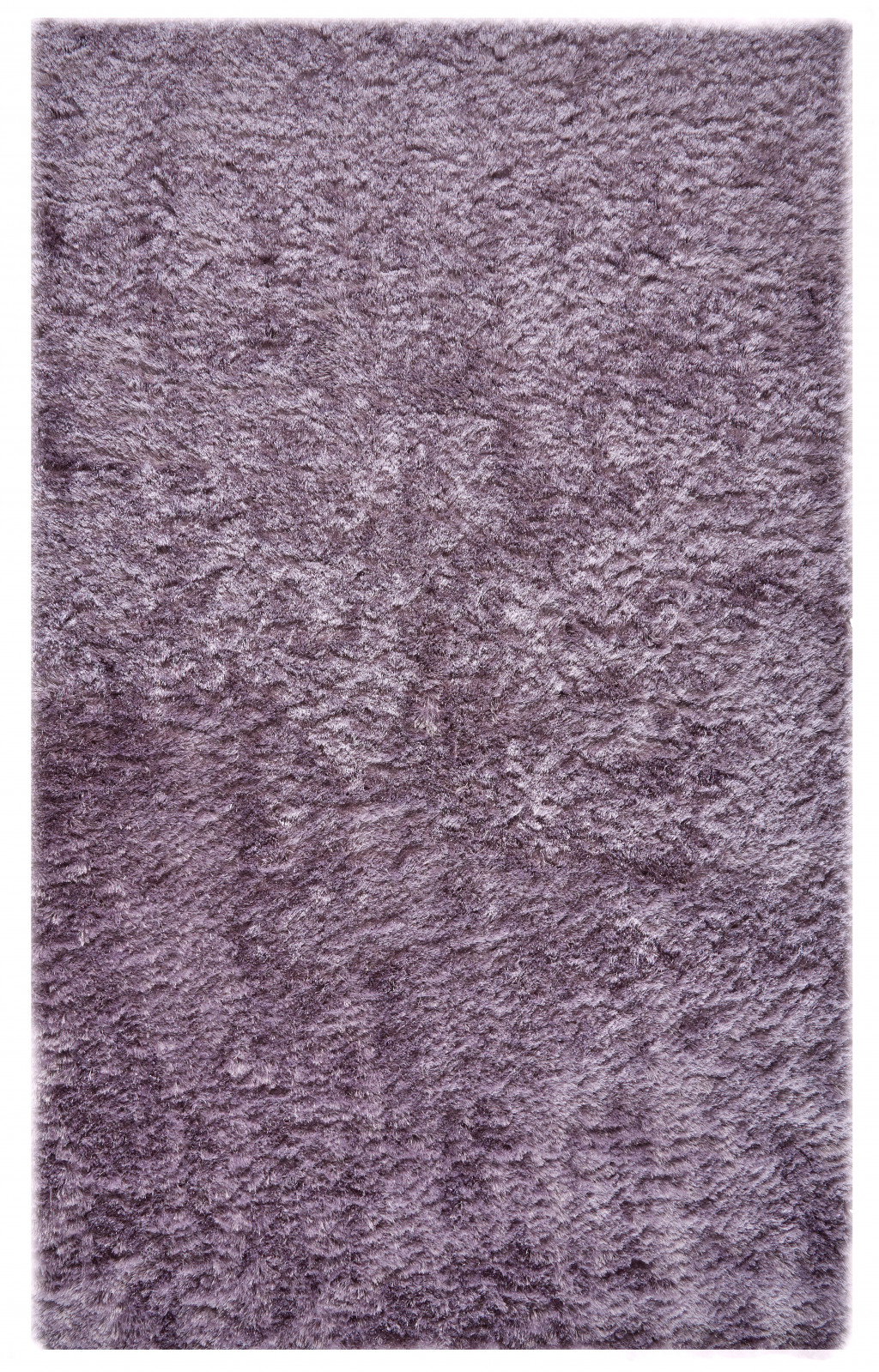 8" X 10" Purple Shag Tufted Handmade Area Rug