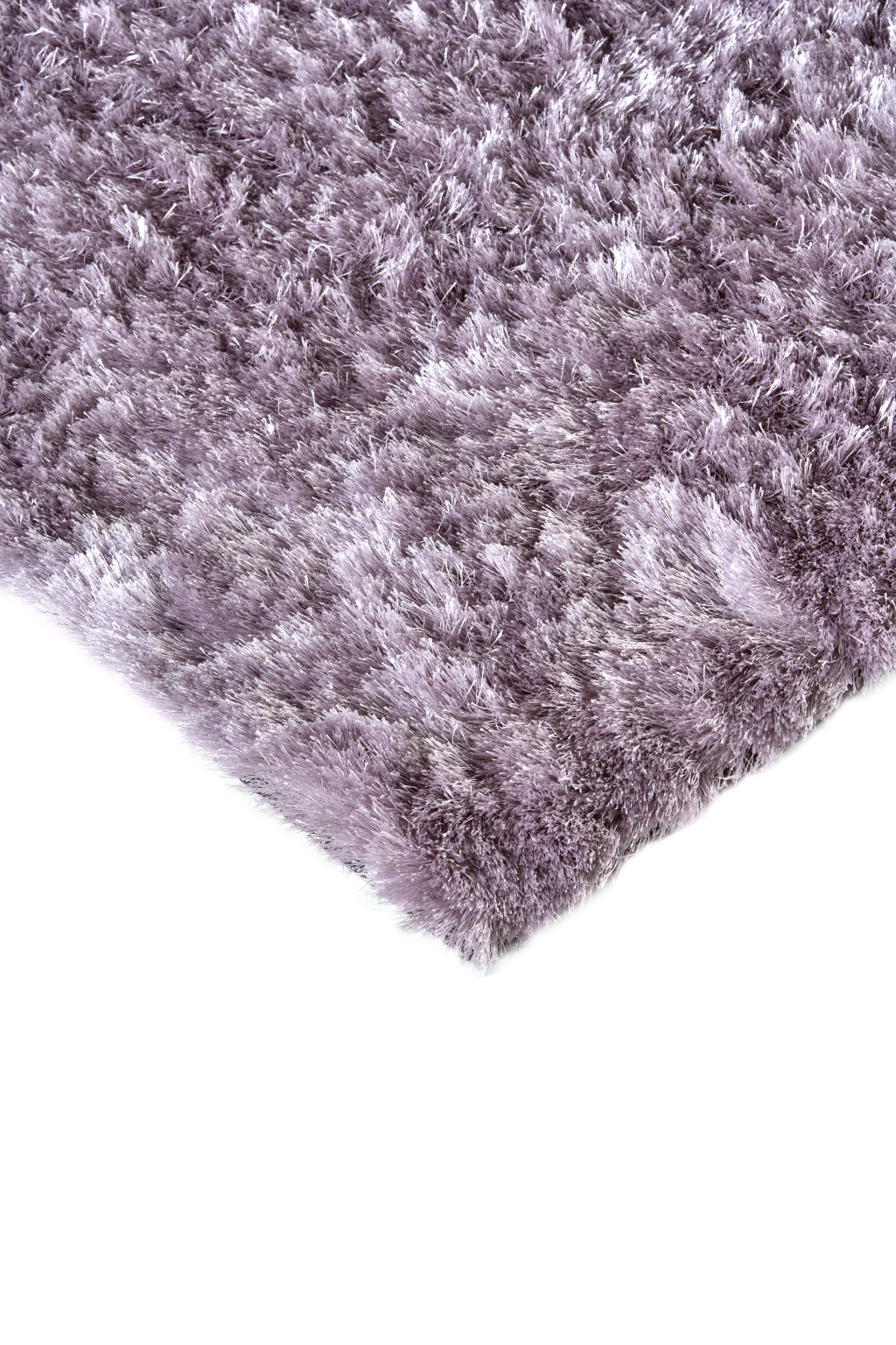 8" X 10" Purple Shag Tufted Handmade Area Rug