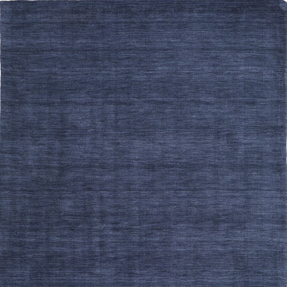 2" X 3" Blue Wool Hand Woven Area Rug