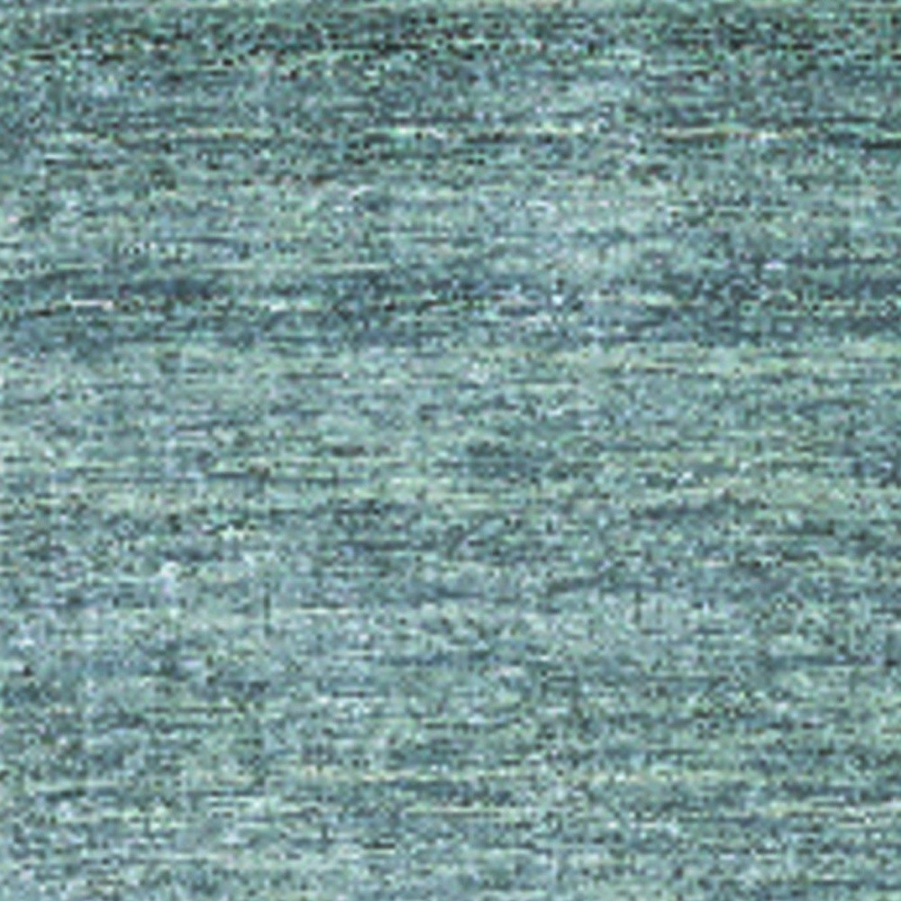 8" Runner Gray and Blue Hand Woven Runner Rug