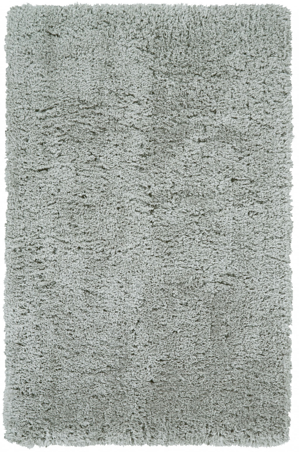 5' X 8' Gray Silver And Taupe Shag Tufted Handmade Stain Resistant Area Rug-511118-1