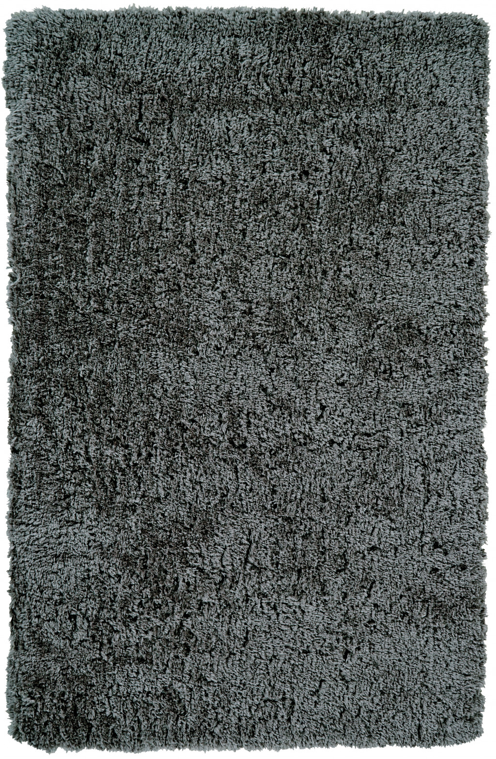 5' X 8' Gray Shag Tufted Handmade Stain Resistant Area Rug-511124-1