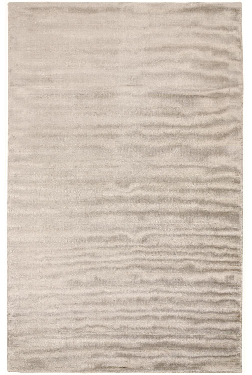 4 X 6 Ivory And Taupe Hand Woven Distressed Area Rug