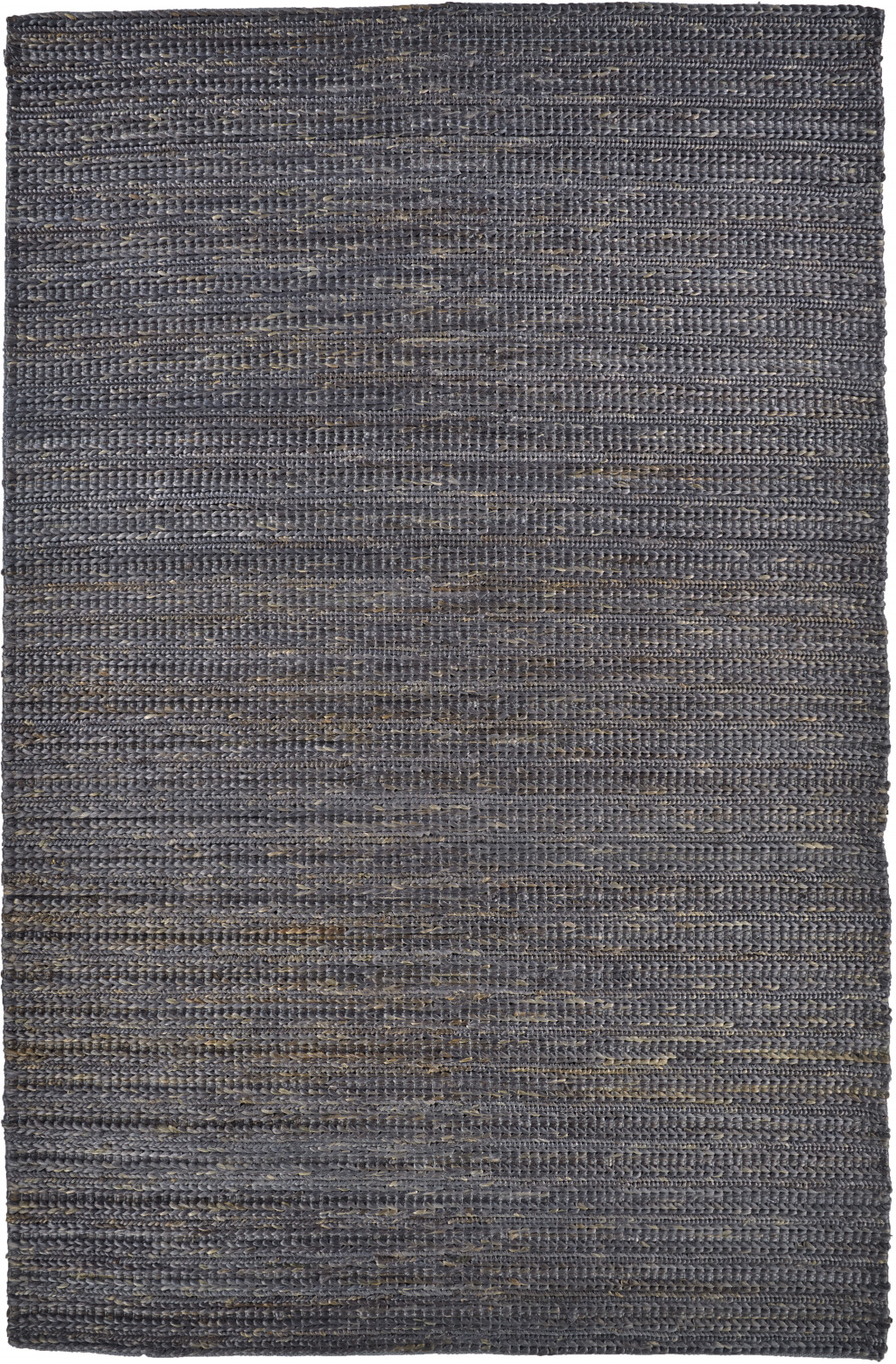 5 X 8 Brown Blue And Taupe Hand Woven Area Rug
