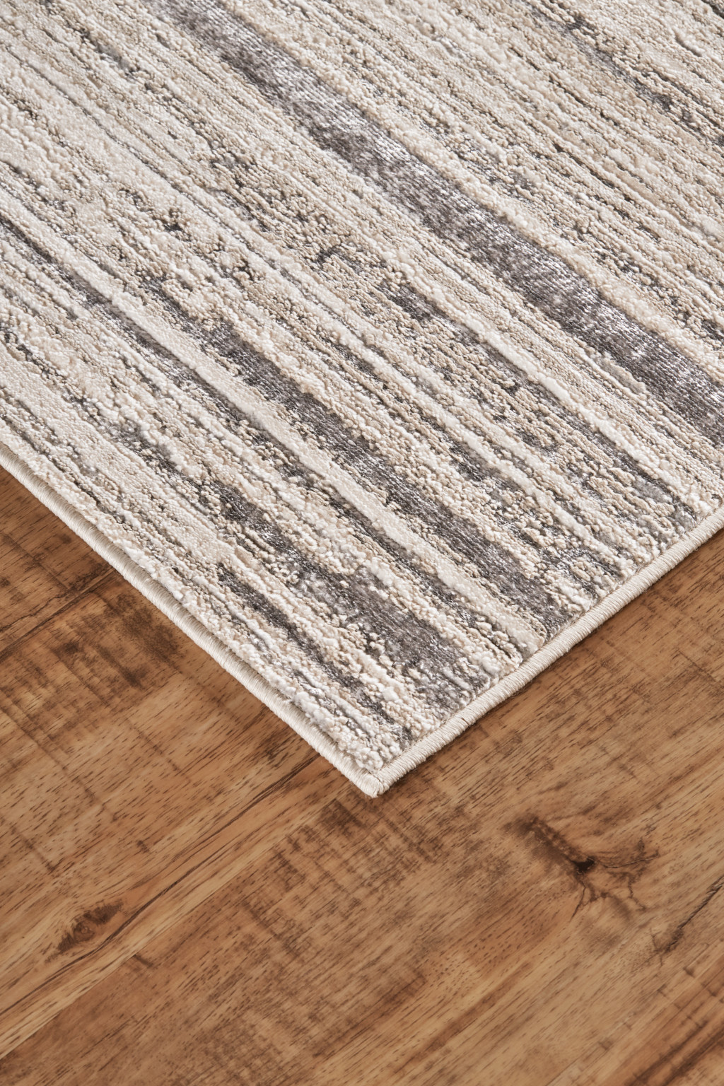 9" X 12" Black And Dark Gray Abstract Area Rug