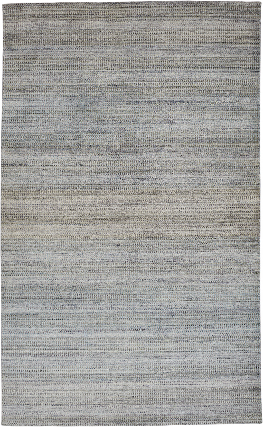 5 X 8 Blue gray And Purple Ombre Hand Woven Area Rug