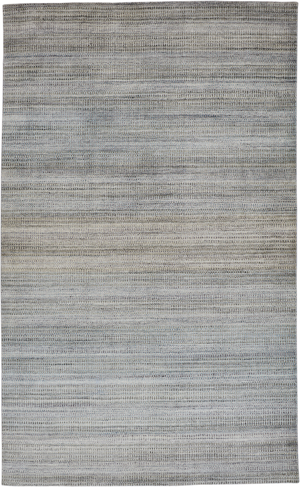 8' X 11' Blue Gray And Purple Ombre Hand Woven Area Rug-511738-1
