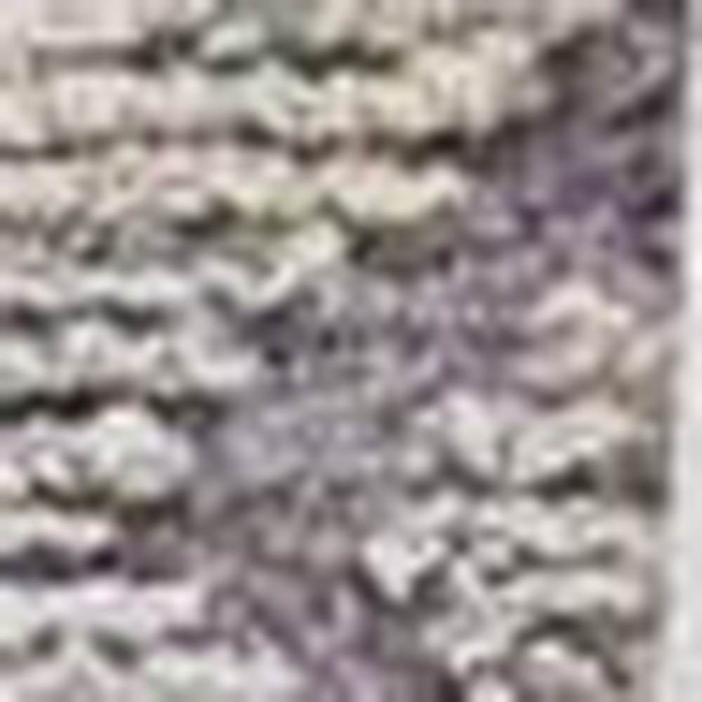 8" X 10" Gray and Ivory Wool Abstract Hand Tufted Area Rug