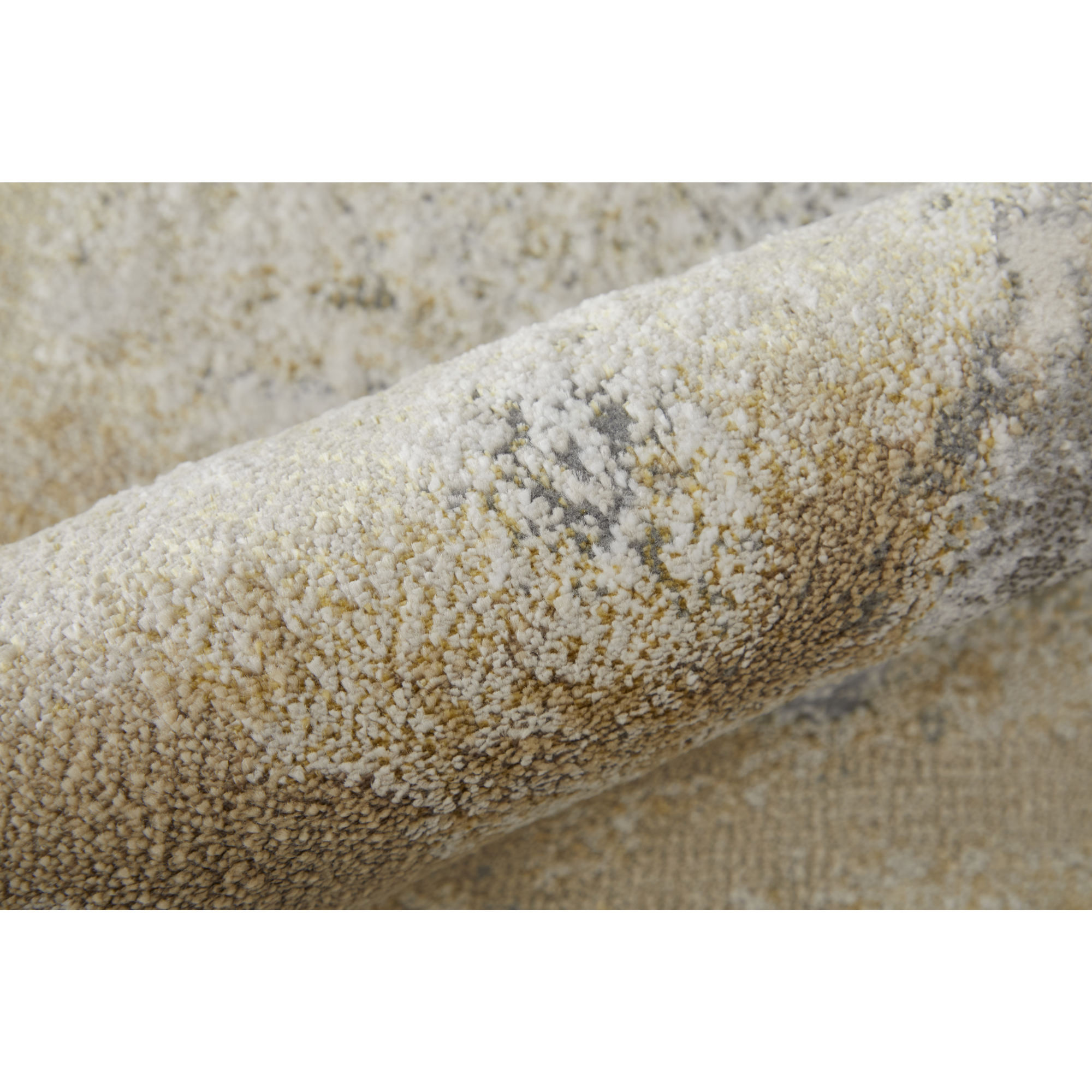 2" X 3" Gray Abstract Area Rug
