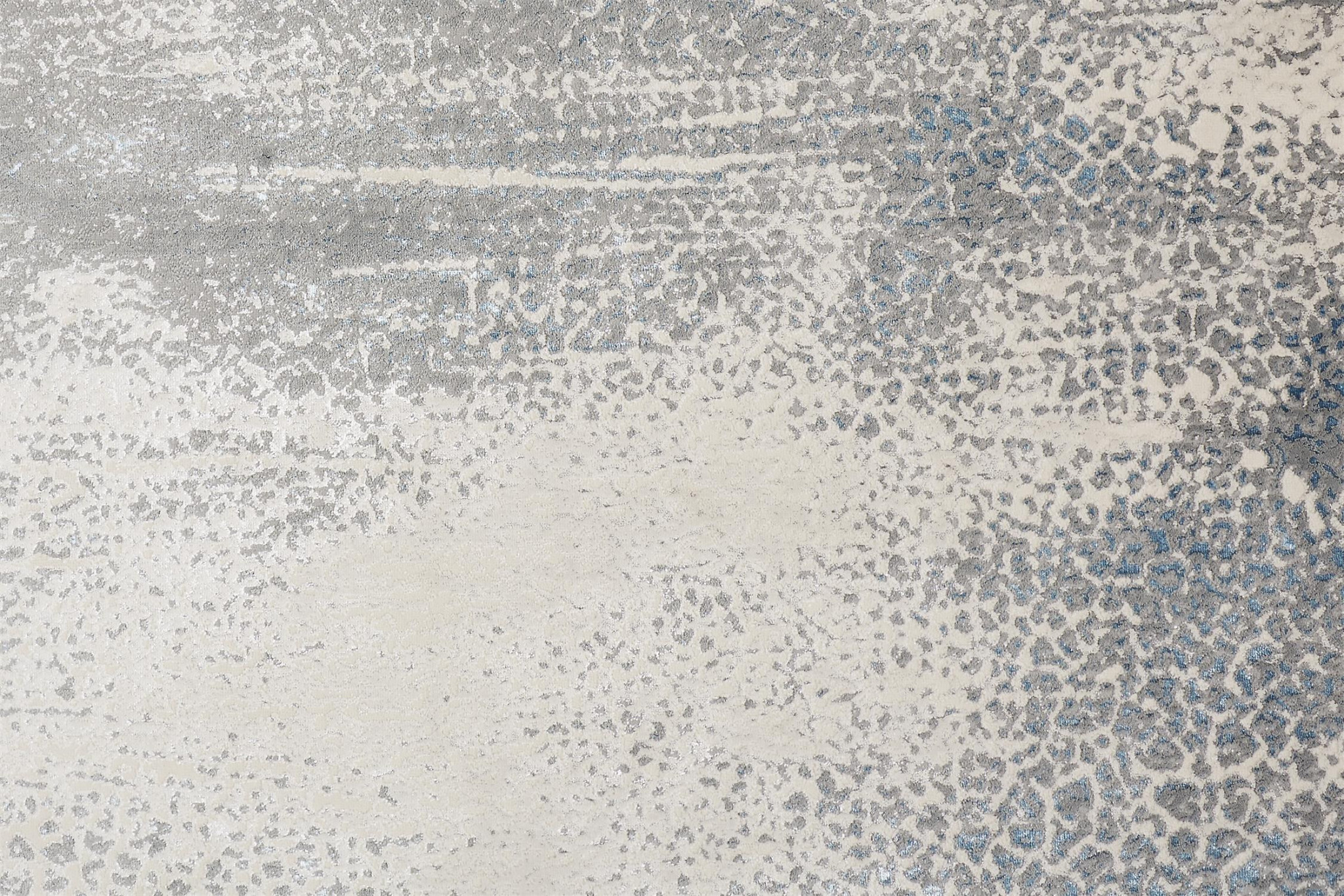 4" X 6" Gray and Ivory Abstract Non Skid Area Rug