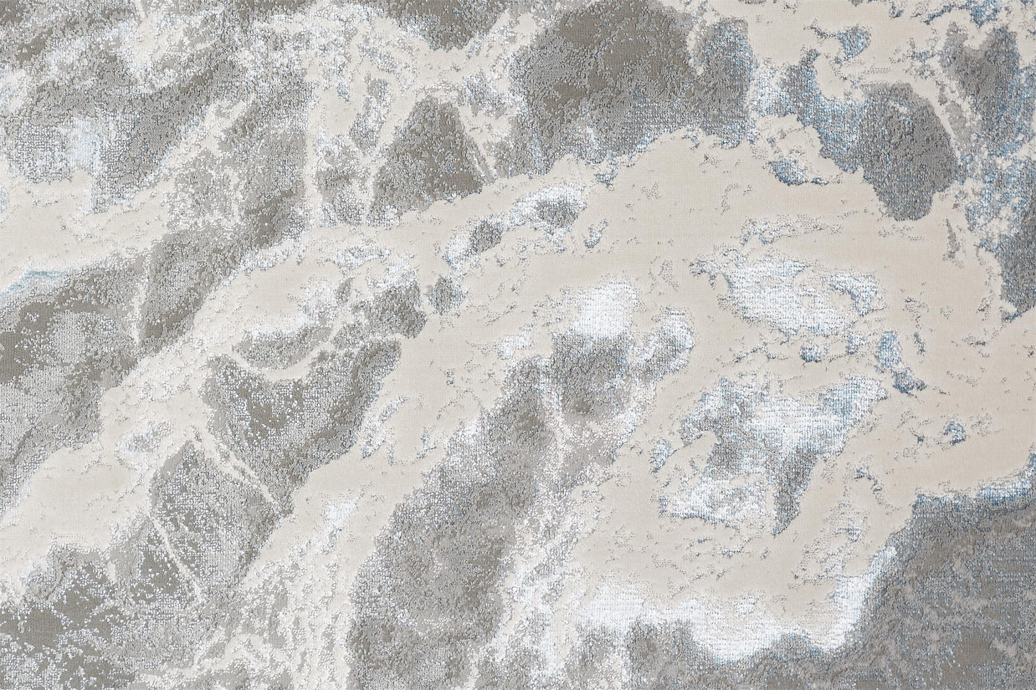 8" X 10" Gray and Ivory Abstract Area Rug