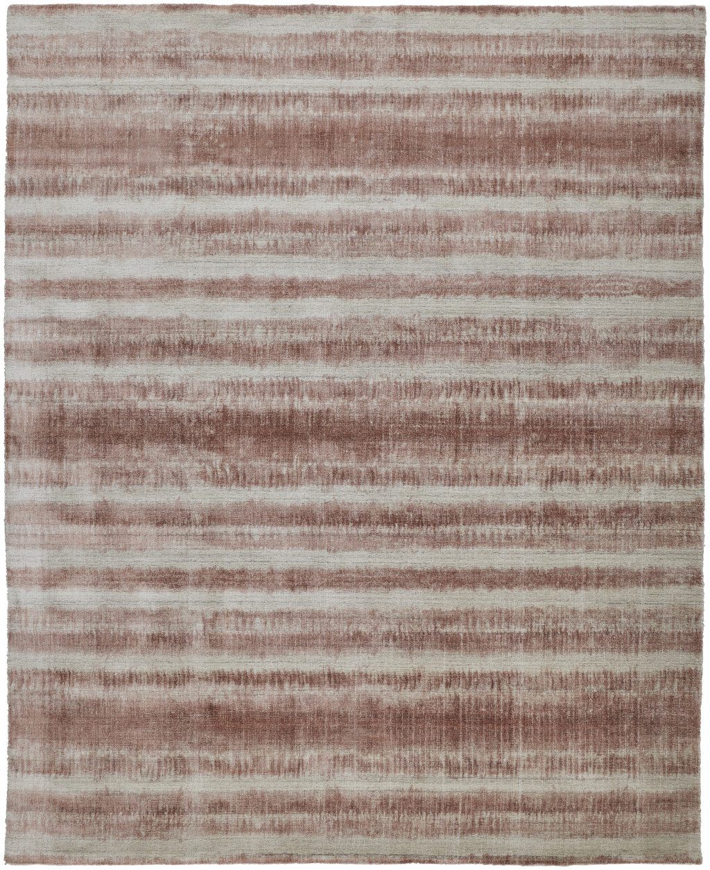 5' X 8' Tan Ivory And Pink Abstract Hand Woven Area Rug-514422-1