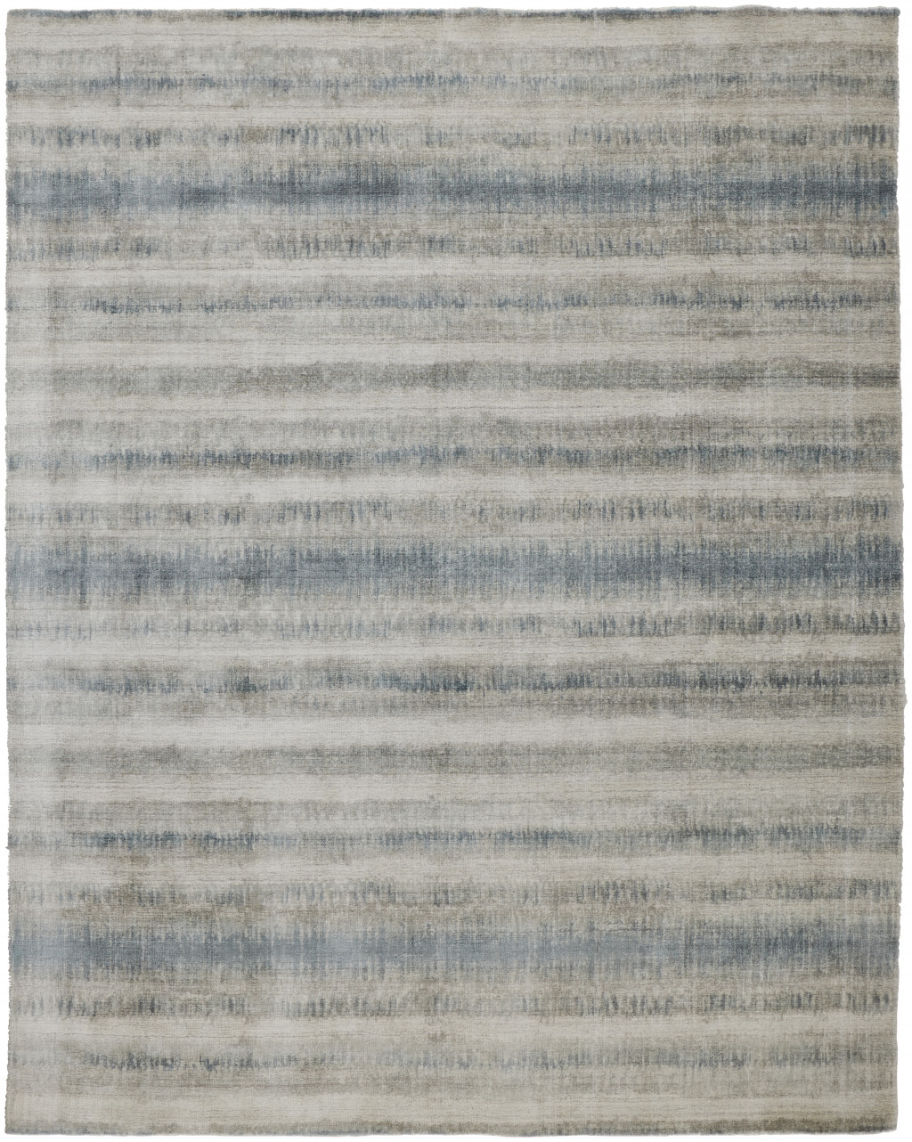 4' X 6' Gray Blue And Green Abstract Hand Woven Area Rug-514428-1