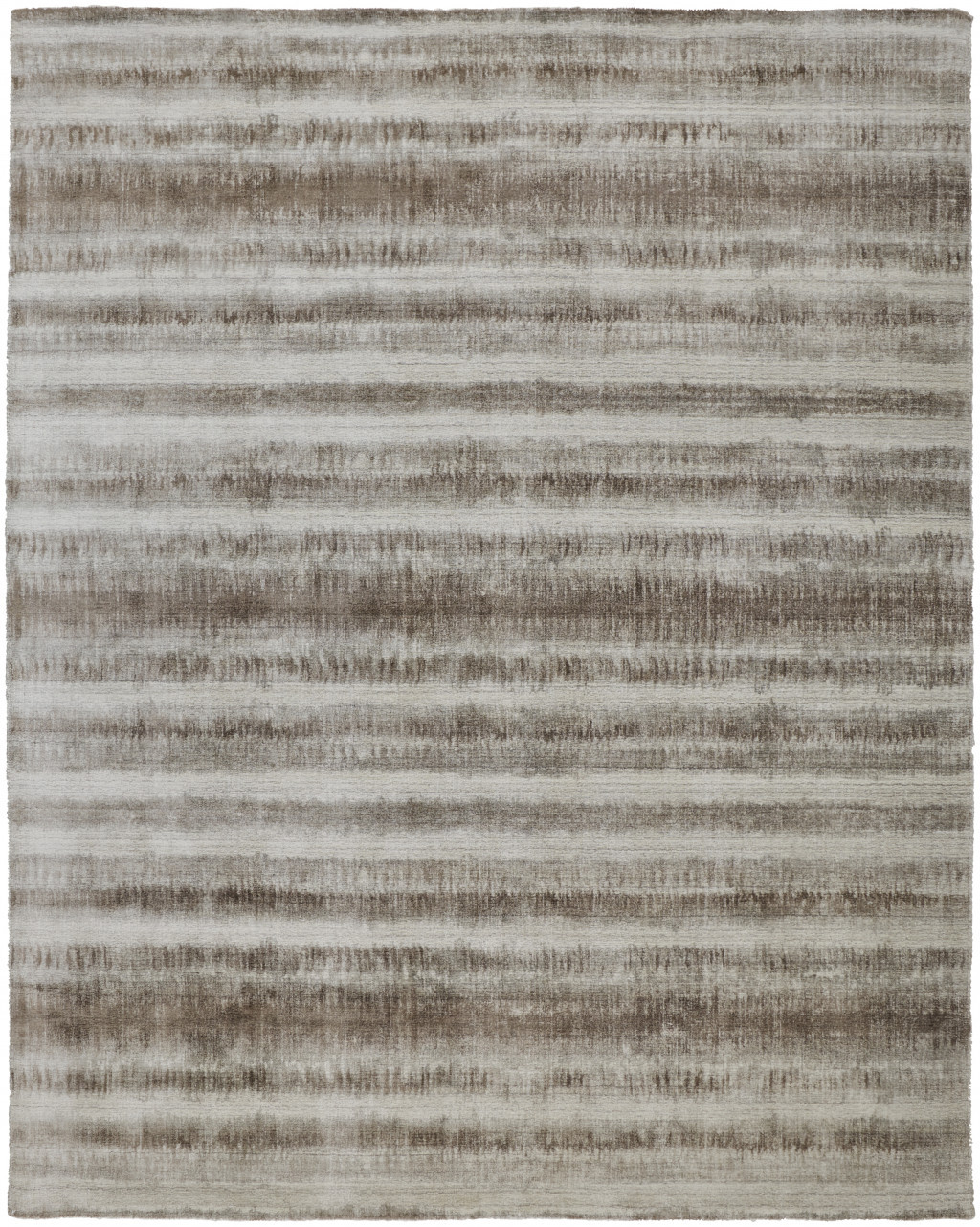 10' X 14' Tan Ivory And Brown Abstract Hand Woven Area Rug-514439-1
