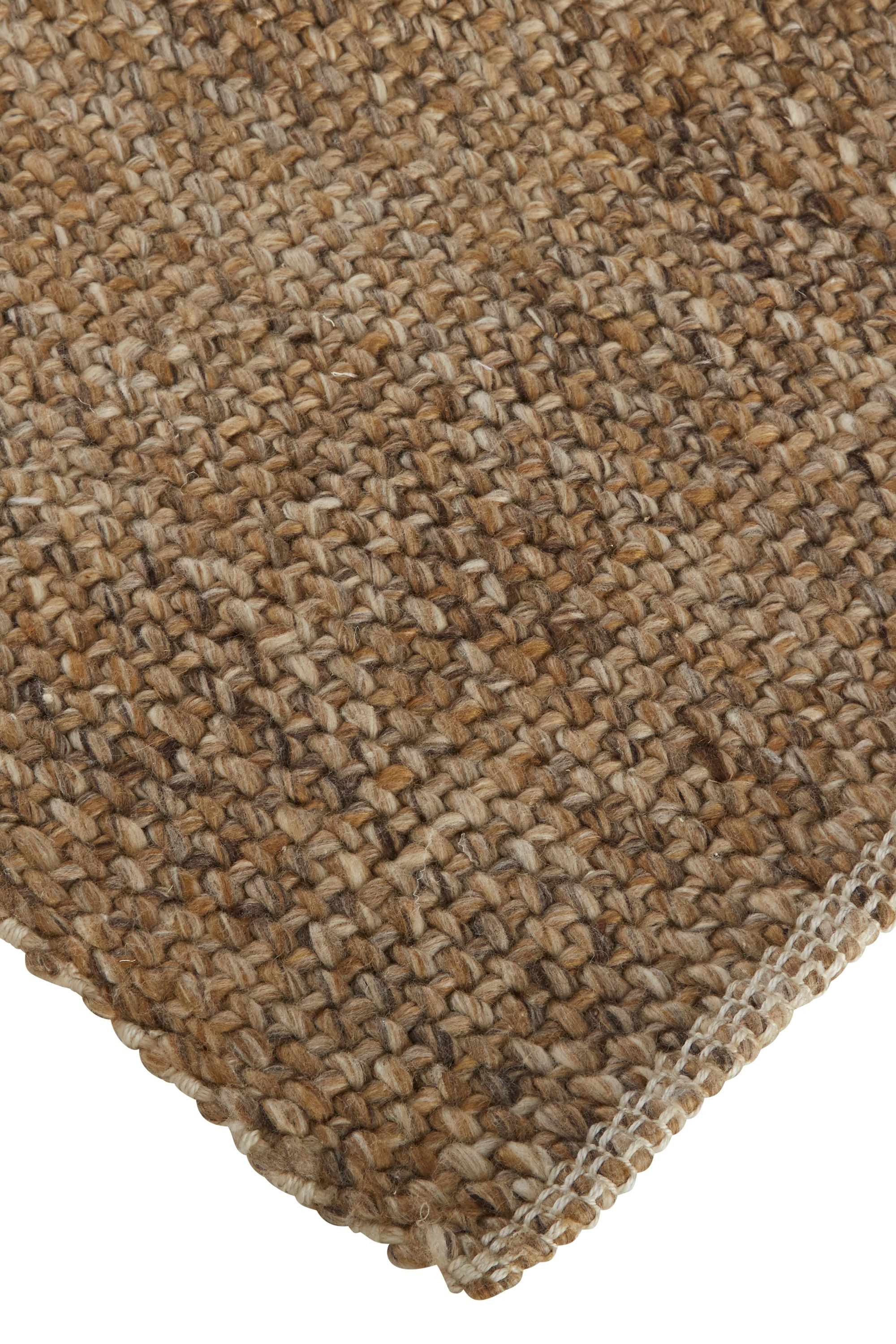 8" X 10" Brown Hand Woven Area Rug