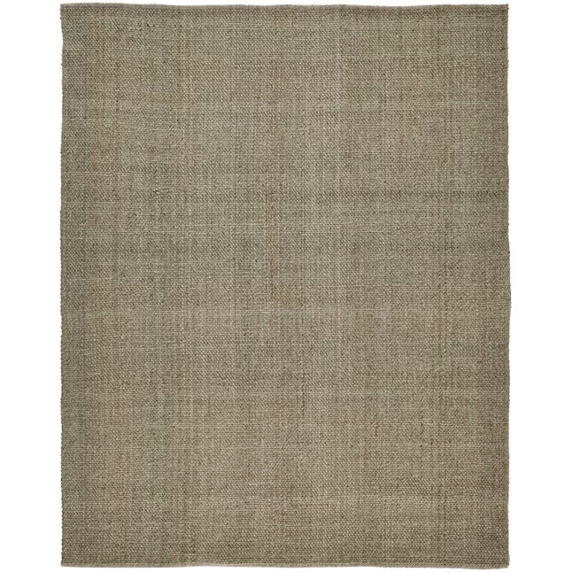 9" X 12" Green Hand Woven Area Rug