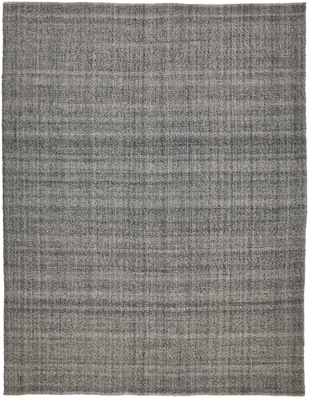 2 X 3 gray And Ivory Hand Woven Area Rug