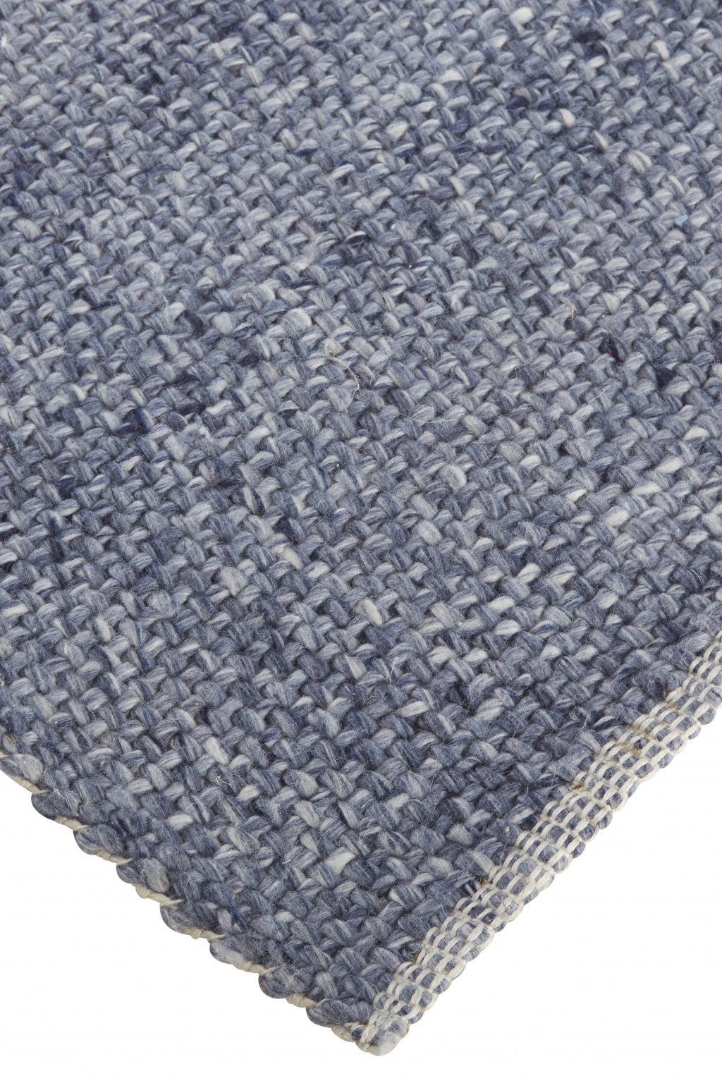 8" X 10" Blue Hand Woven Area Rug
