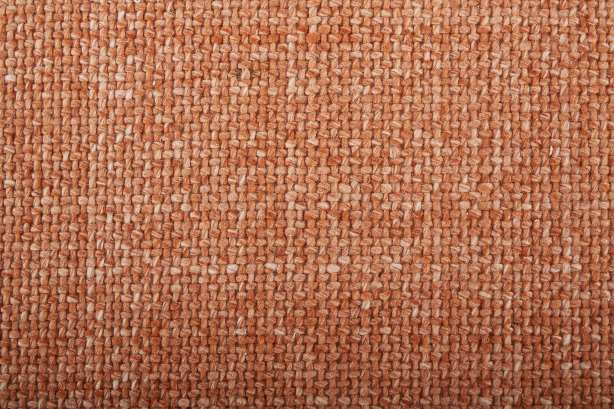 2" X 3" Orange Hand Woven Area Rug