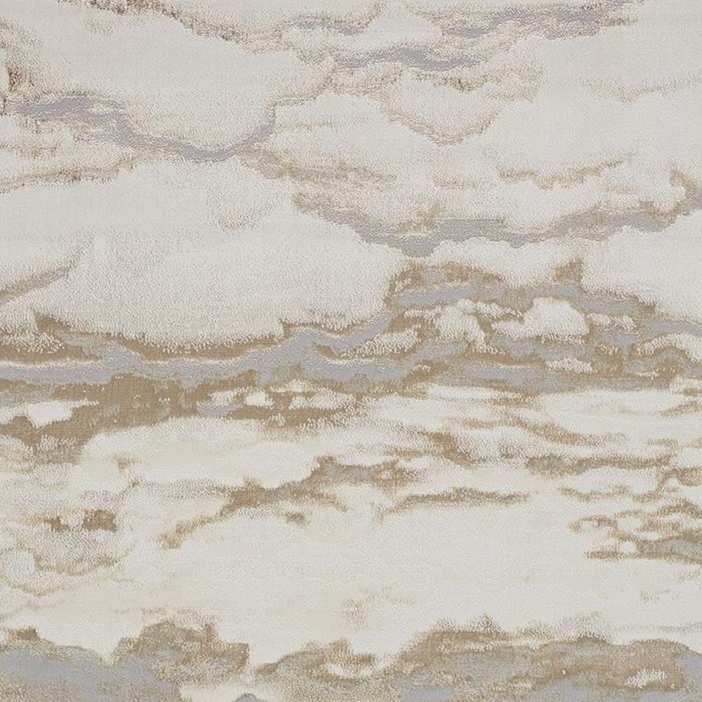 2 X 3 Ivory Tan And gray Abstract Stain Resistant Area Rug