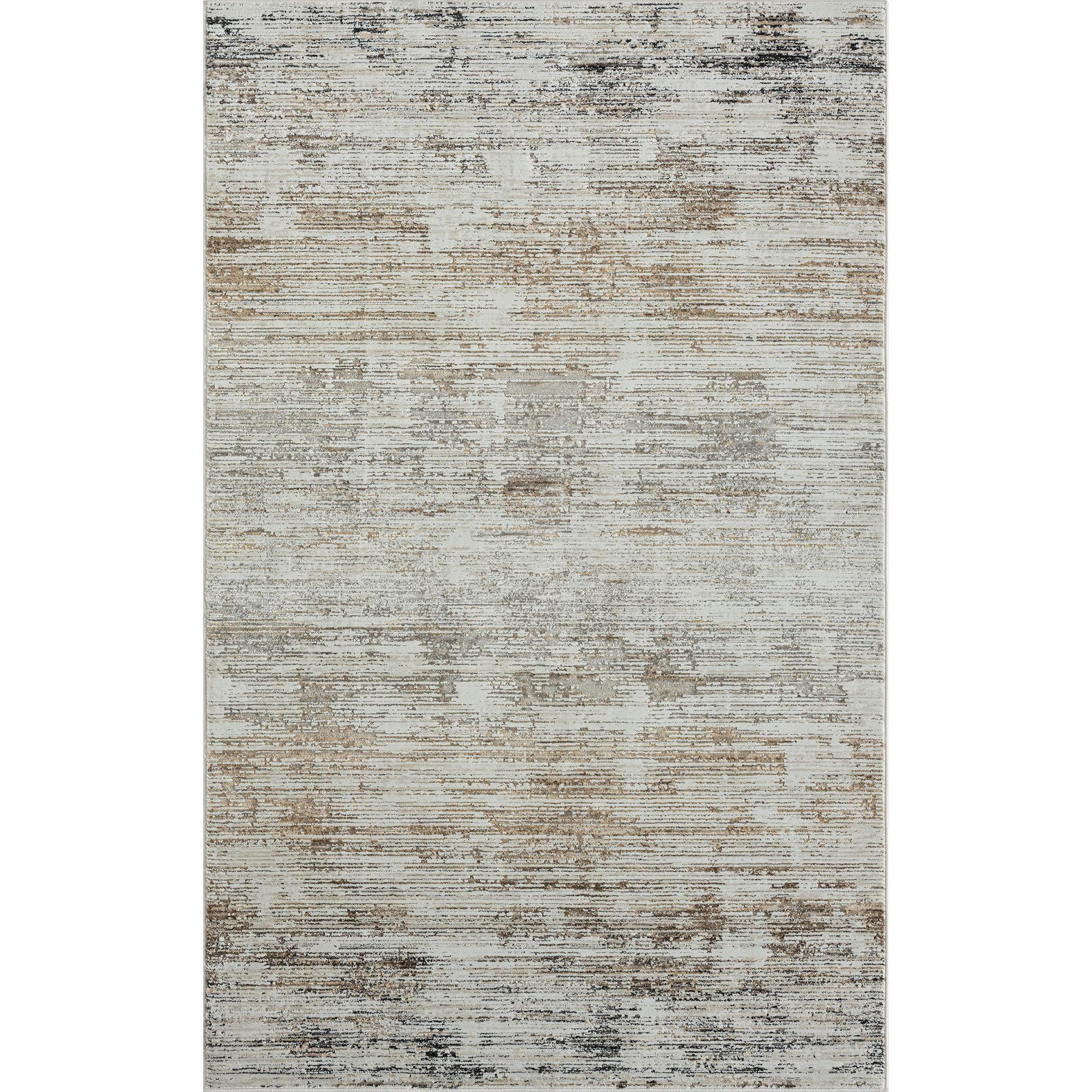 4 X 6 gray Abstract Distressed Area Rug