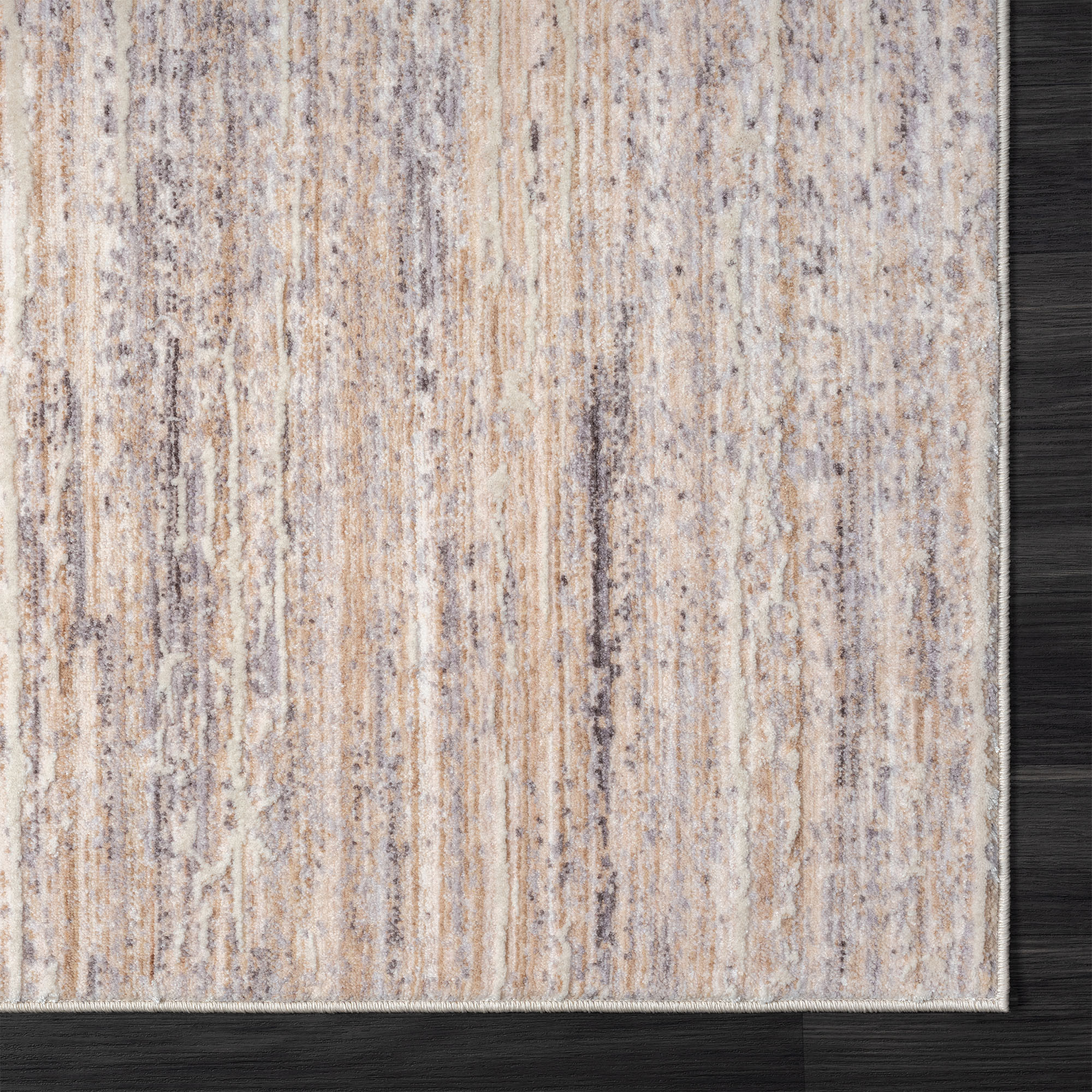 5" X 8" Gray Abstract Area Rug