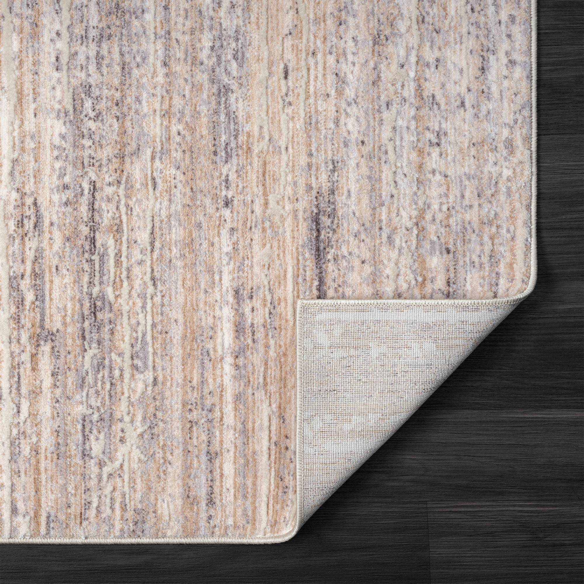 5" X 8" Gray Abstract Area Rug