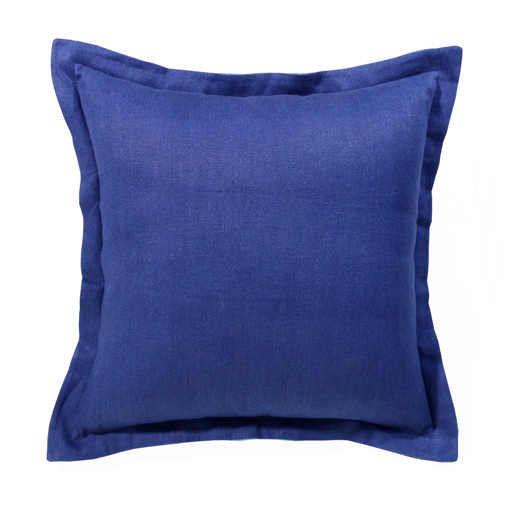 20" X 20" Navy Linen Zippered Pillow-516989-1