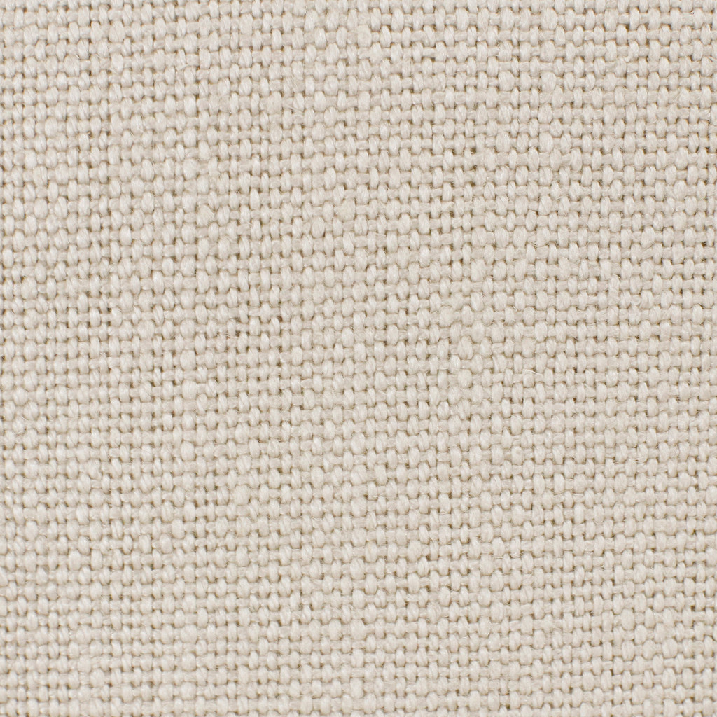 20" X 20" Cream Linen Zippered Pillow