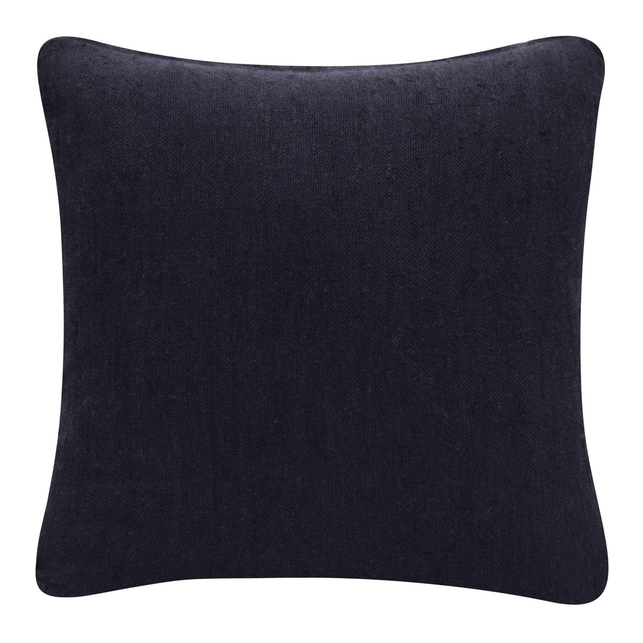 20" X 20" Black Linen Zippered Pillow-517058-1