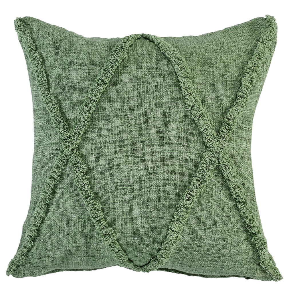 20" Forest Green Throw Pillow-517099-1