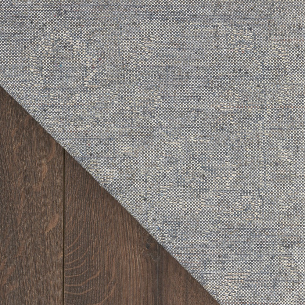 9" X 12" Light Blue Oriental Power Loom Distressed Area Rug