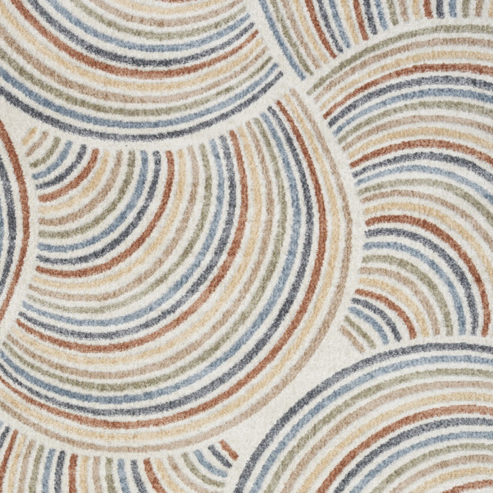 9" X 12" Gray Oriental Power Loom Area Rug