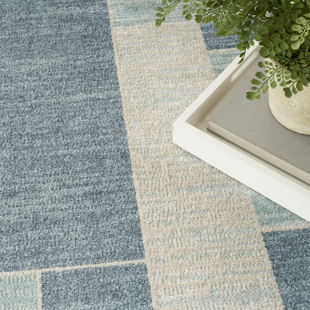 3" X 5" Gray Oriental Power Loom Distressed Washable Area Rug