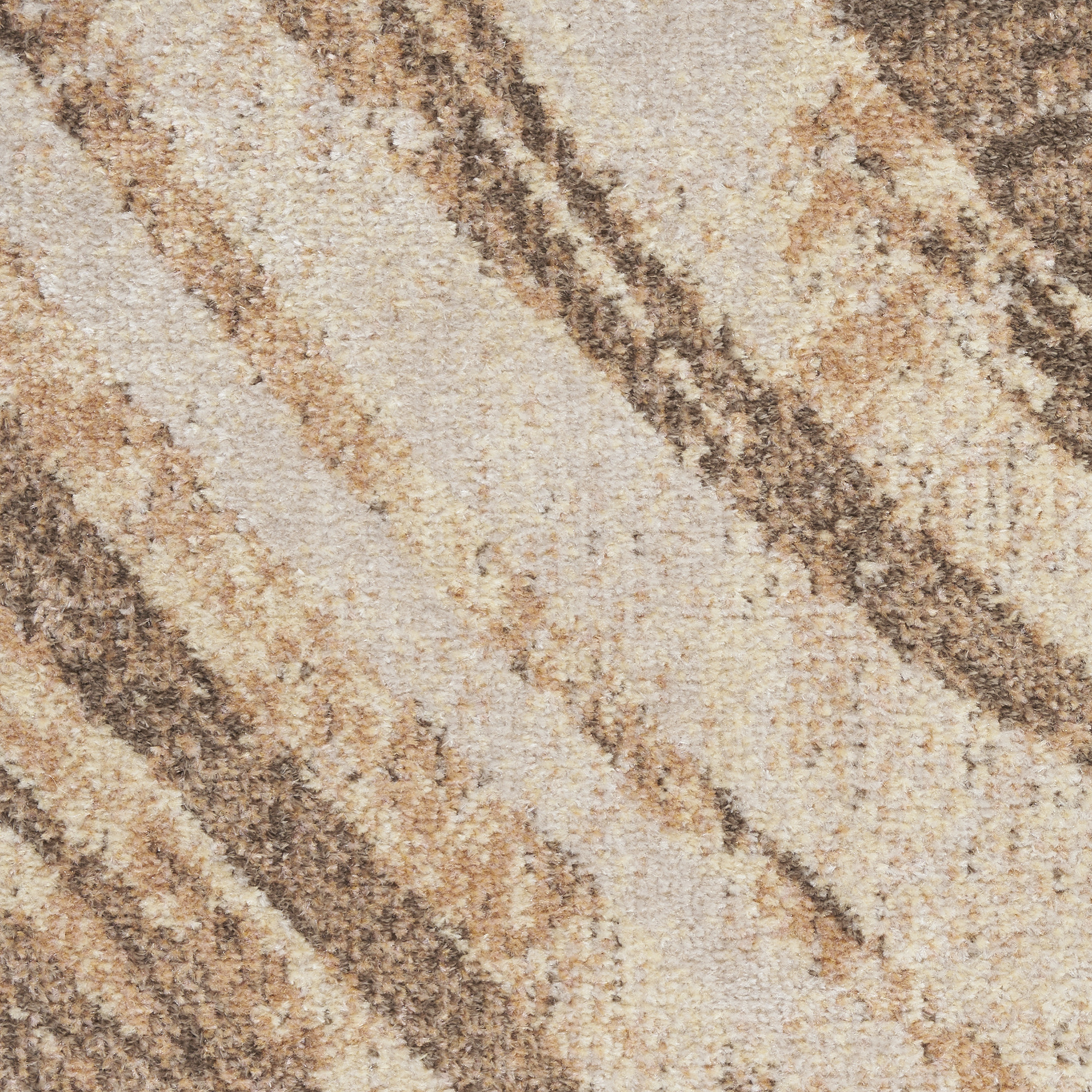 5" X 7" Gold Oriental Power Loom Washable Area Rug