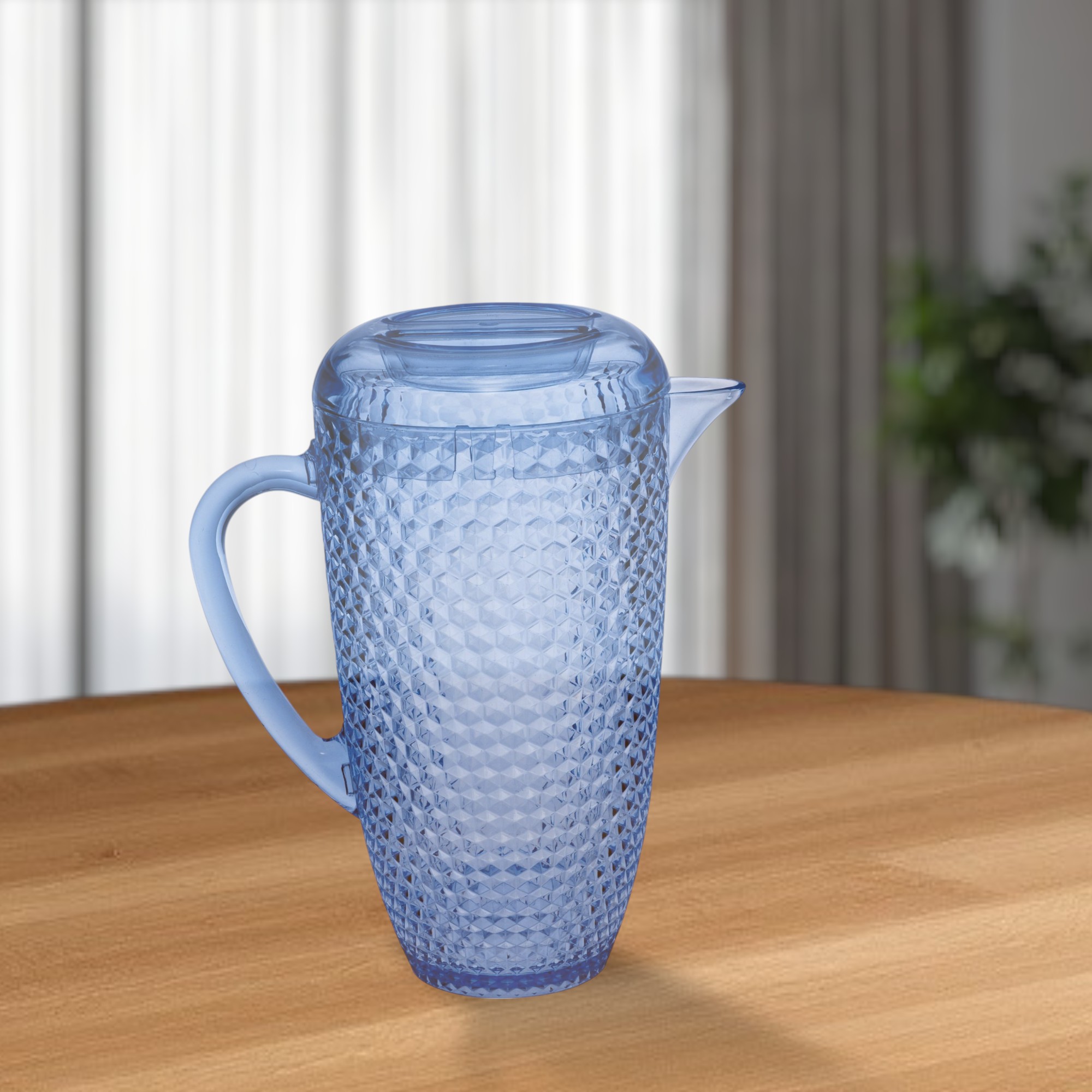 2.5 Quart Blue Diamond Acrylic Pitcher-523315-1