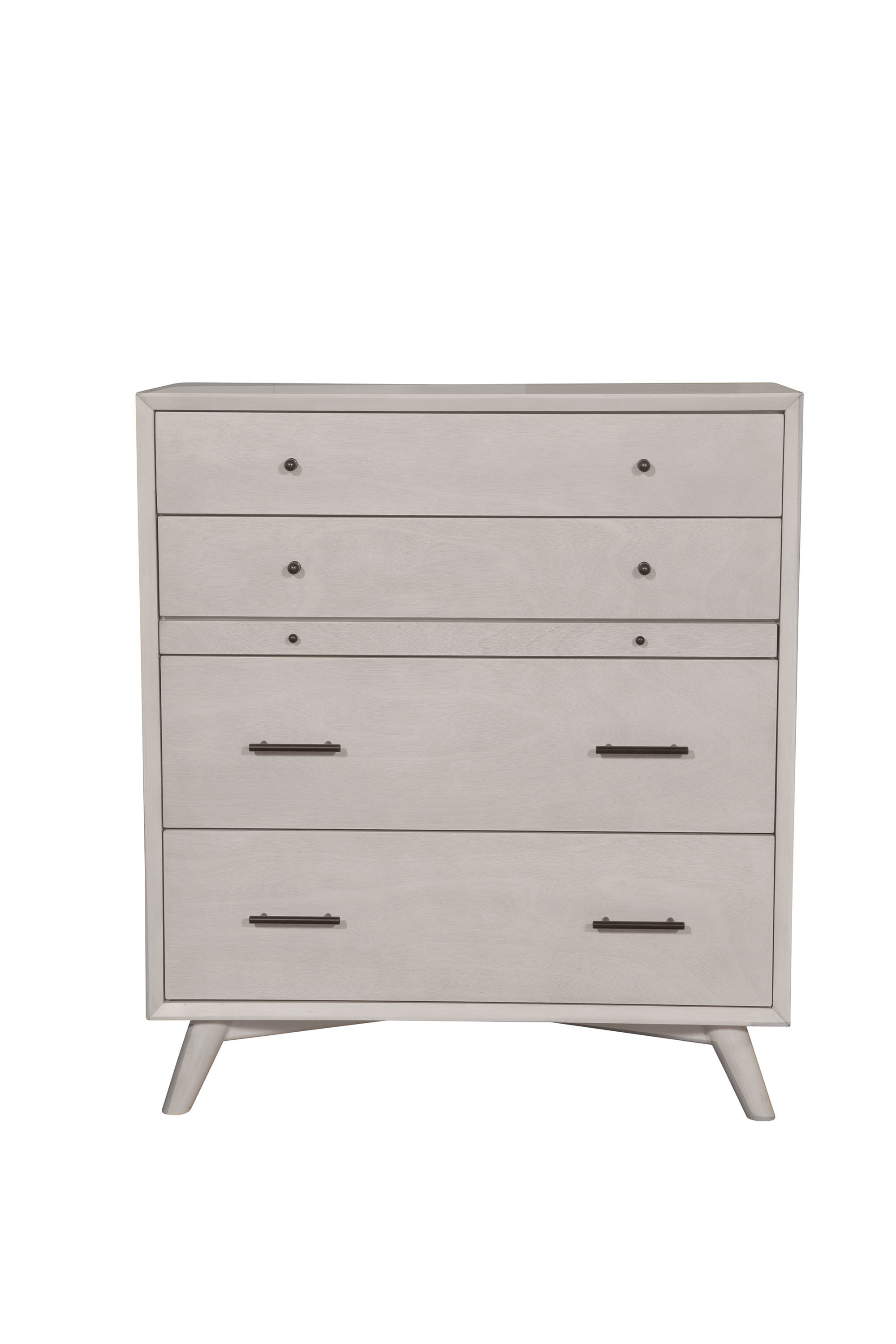38" Gray Solid Wood Four Drawer Chest-524145-1