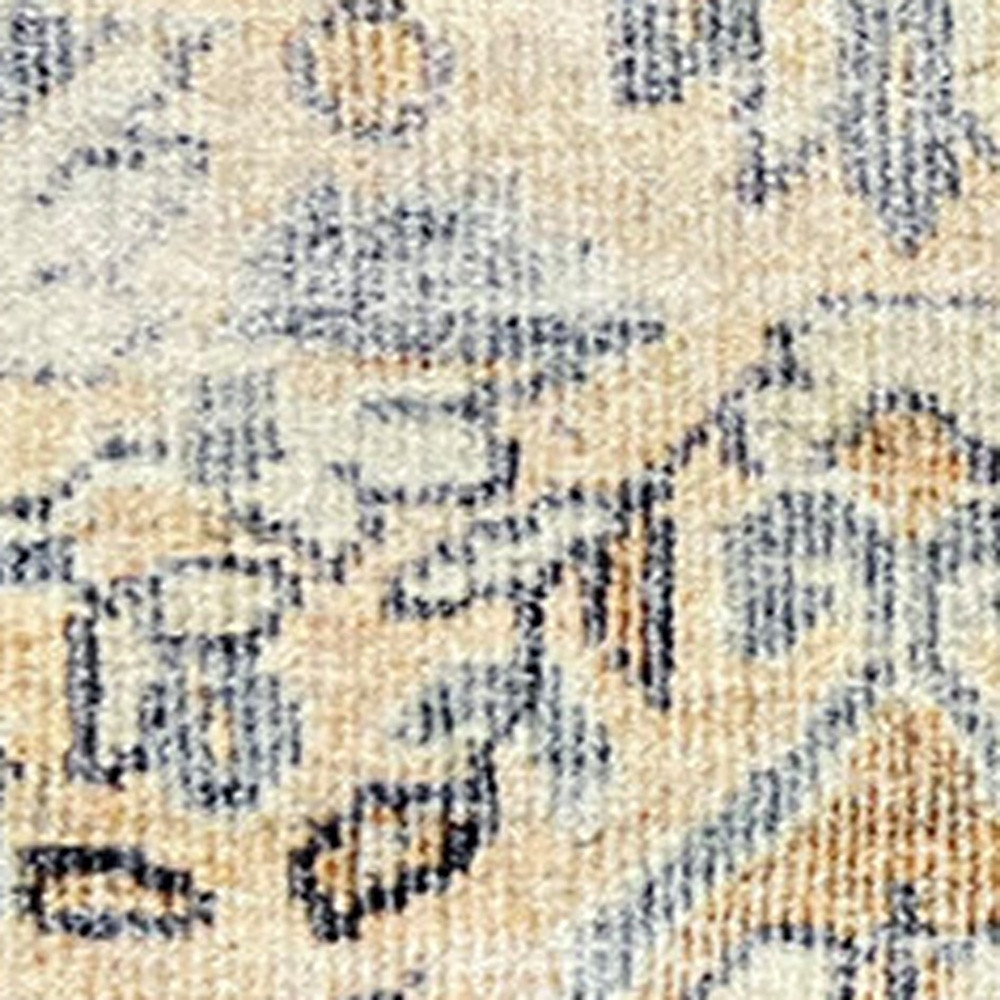 2 X 6 gray Moroccan Machine Tufted Runner Rug With UV Protection