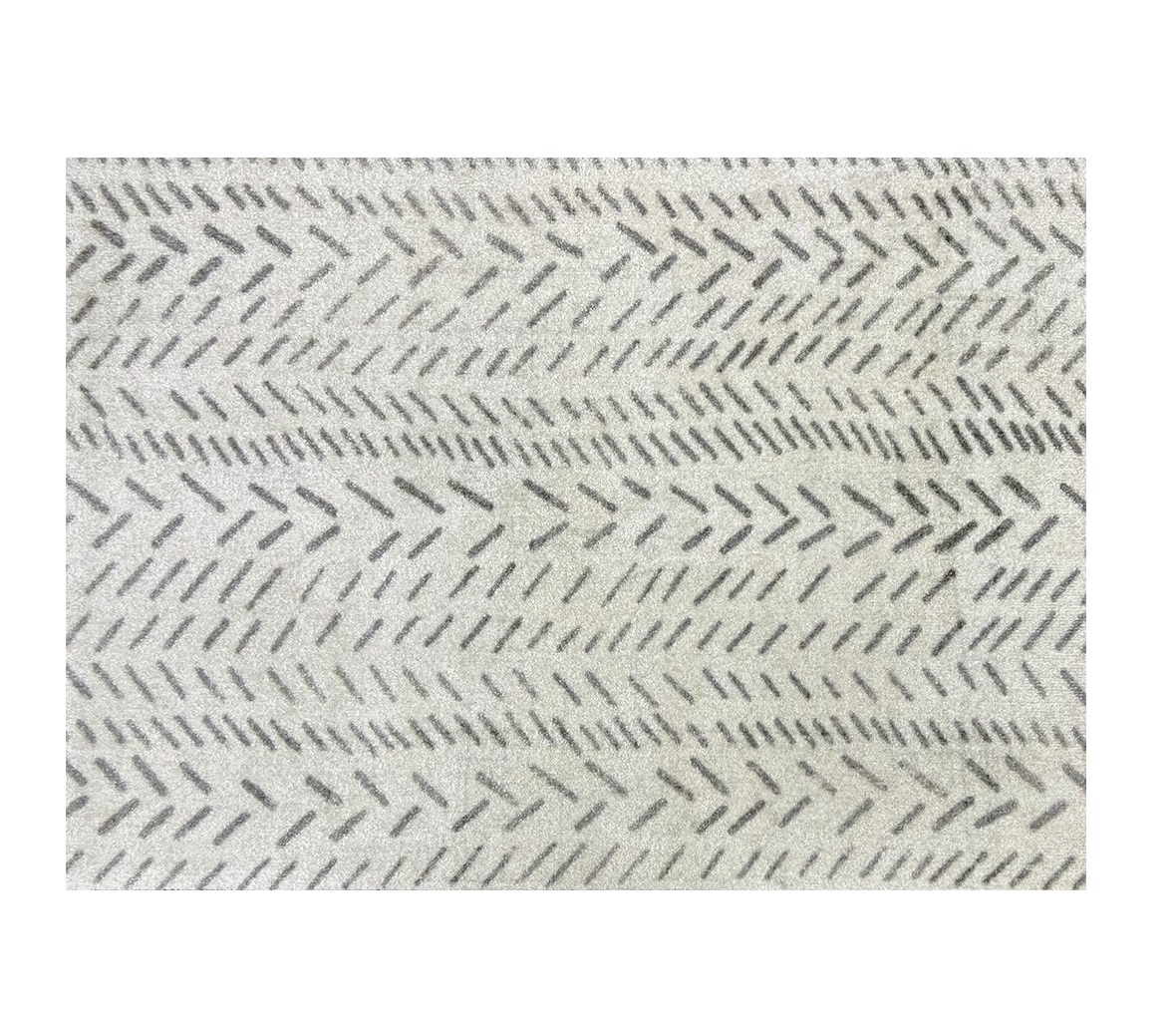 2 X 3 Taupe Abstract Machine Tufted Area Rug With UV Protection